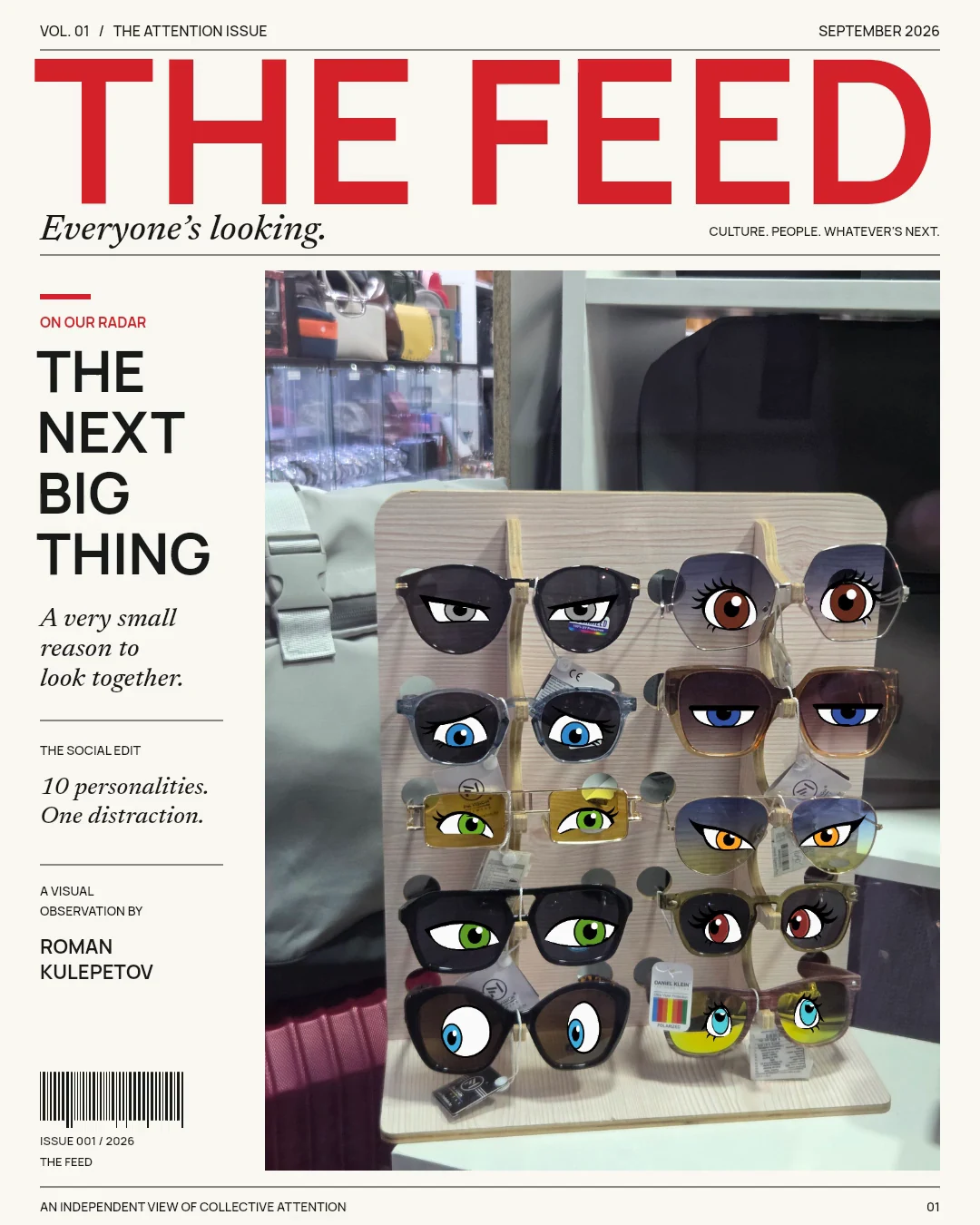 THE FEED: the final red magazine cover