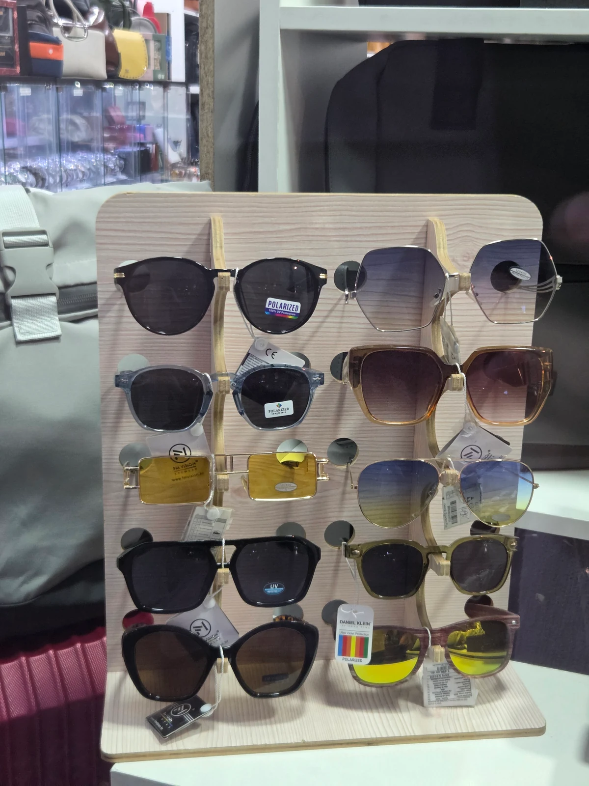 Original shop-window photograph: glasses before the eyes were added